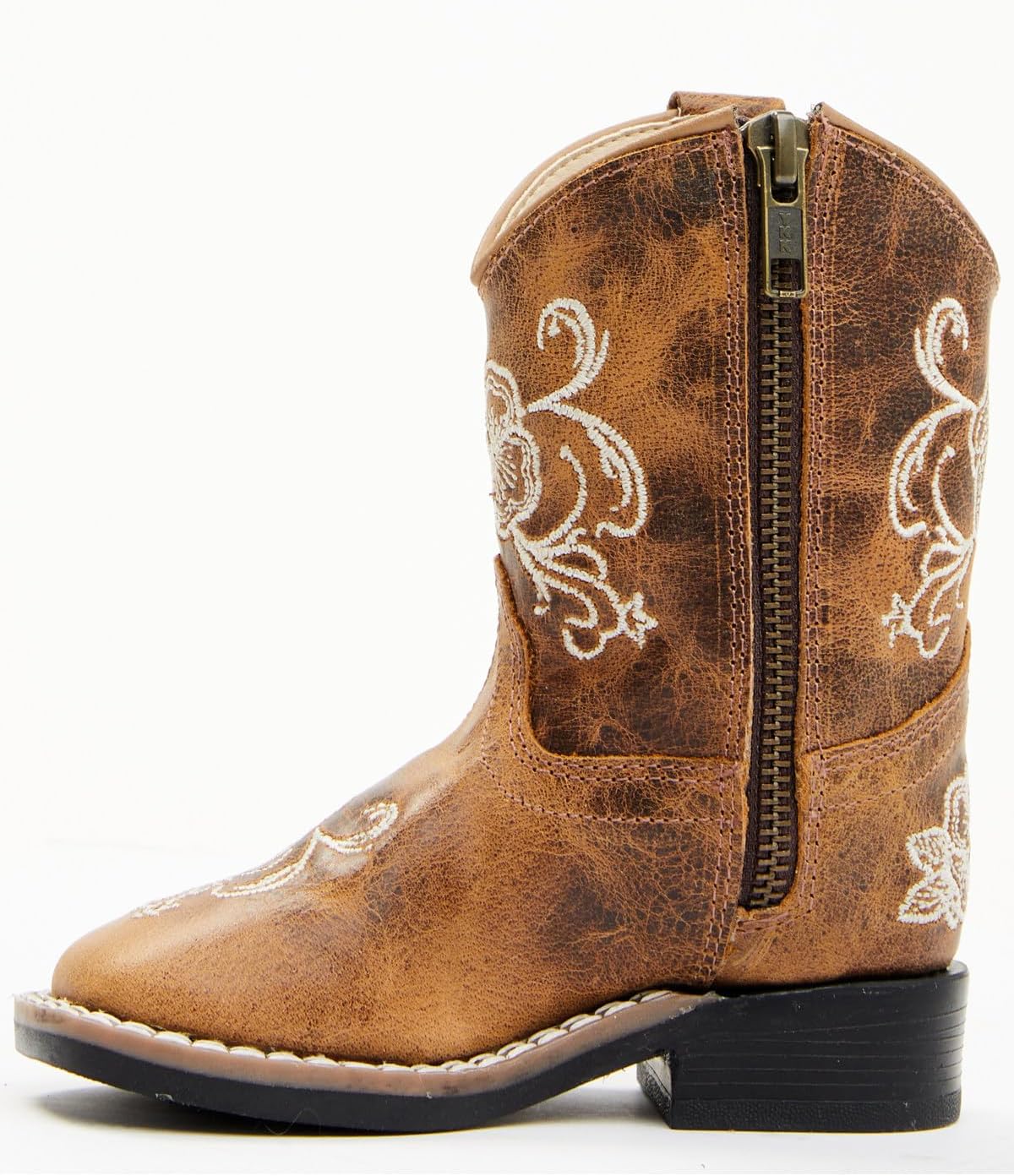 Shyanne Infant-Girls' Little Bitty Lasy Western Boot Broad Square Toe - Bsgsp24p7