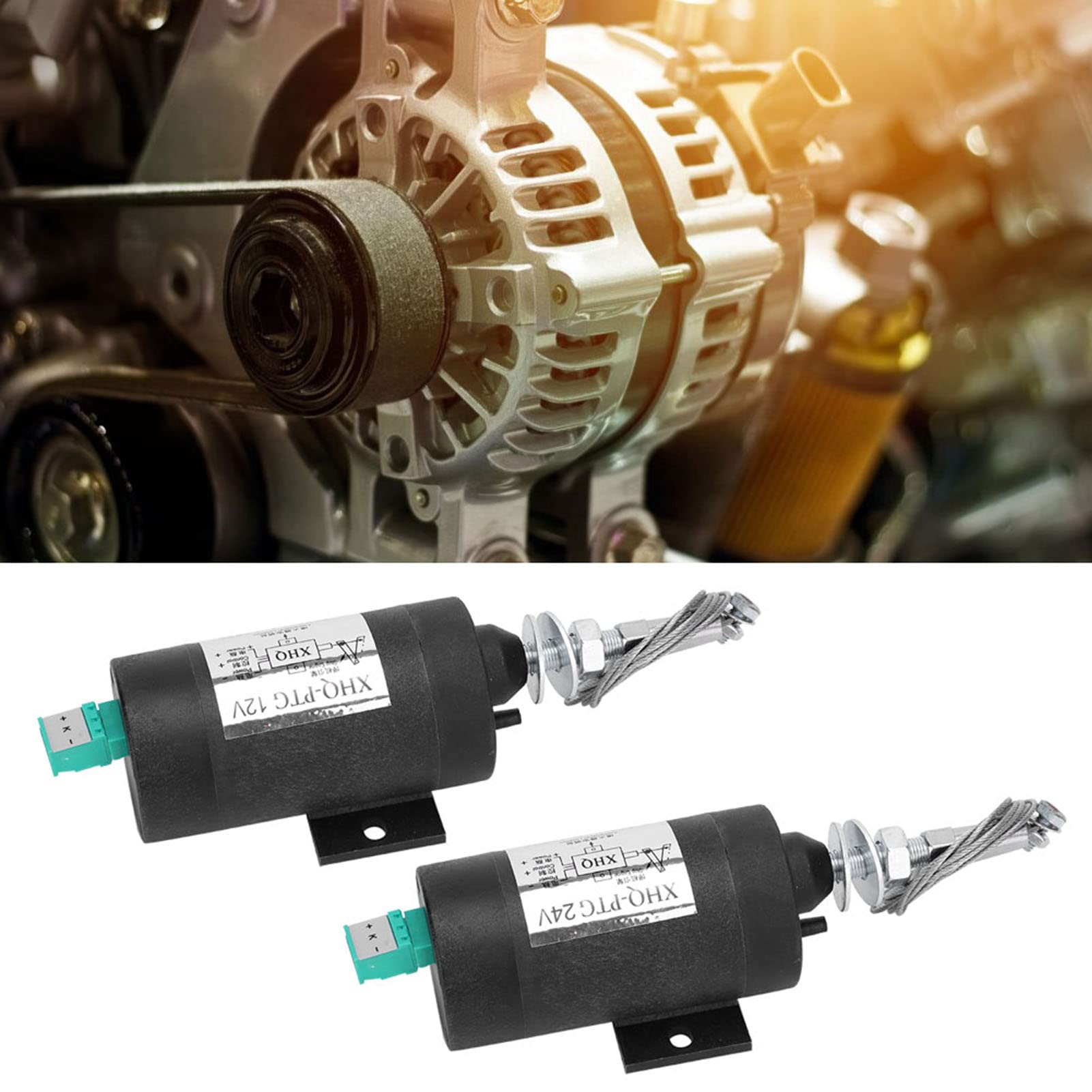 Części silnika XHQ-PTG, odcinający zawór elektromagnetyczny do sterowania gaśnicą, zawór odcinający silnik, zawór kontroli płomienia, elektromagnetyczny zawór odcinający.(DC12V)