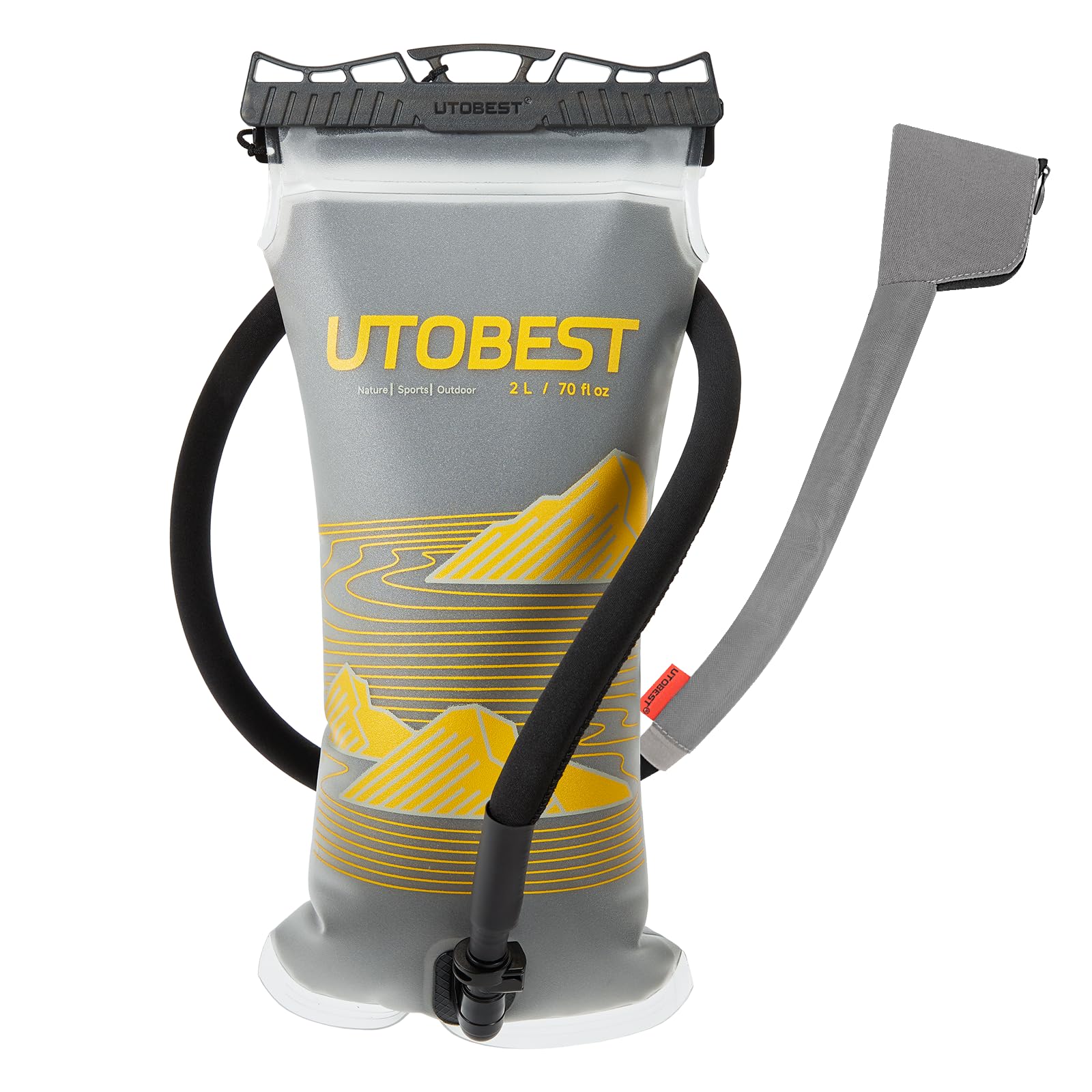 UTOBEST Bolsa de agua aislada 2L 3L, vejiga de hidratación térmica, a prueba de fugas y sin BPA, mantiene la temperatura durante horas, perfecta para correr, senderismo, esquí, camping