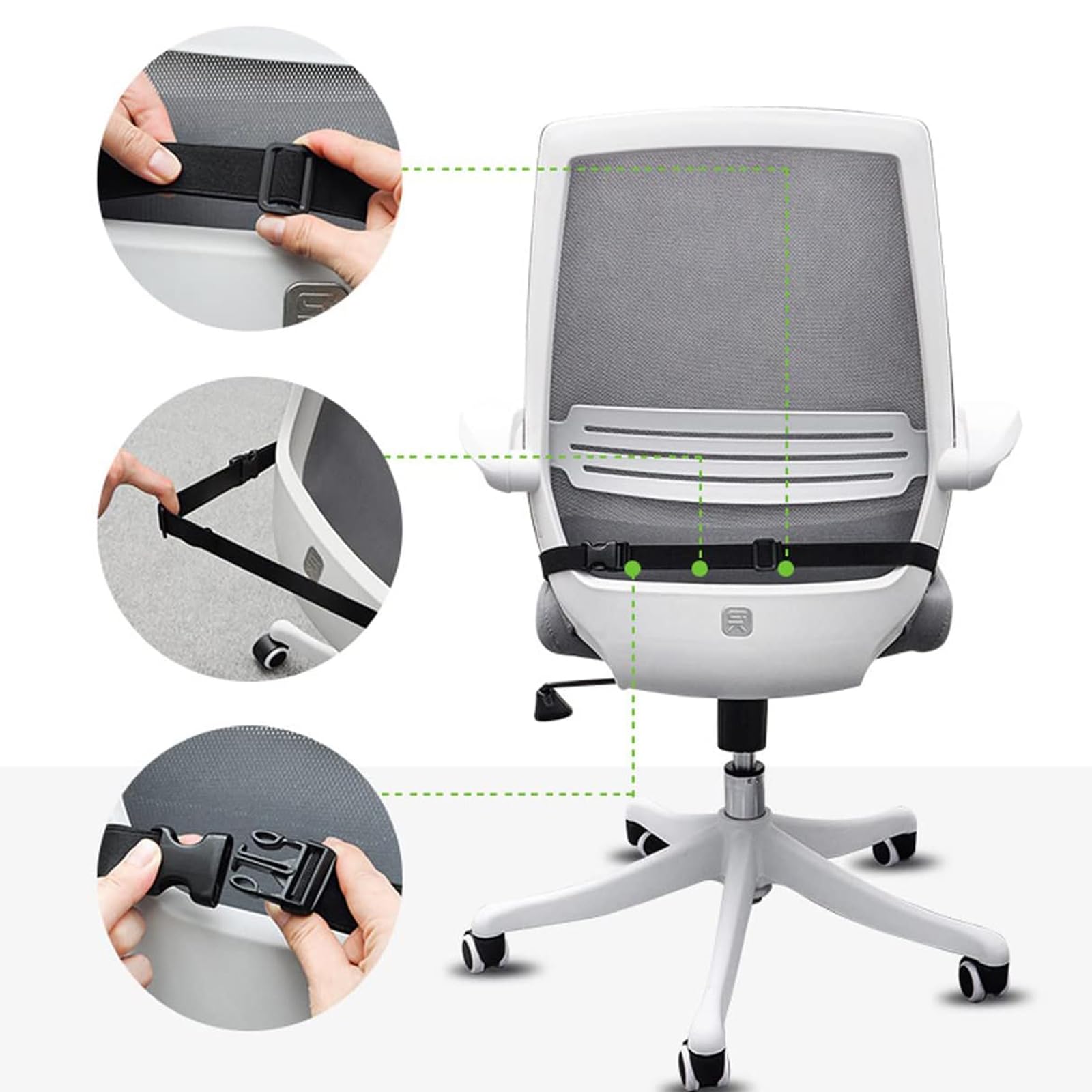 Cojín De Asiento De Cuña para Coche, Asiento De Conductor, Silla De Oficina, Sillas De Ruedas, Soporte para Coxis, Cojín De Espuma Viscoelástica para Alivio De La Ciática,Gris
