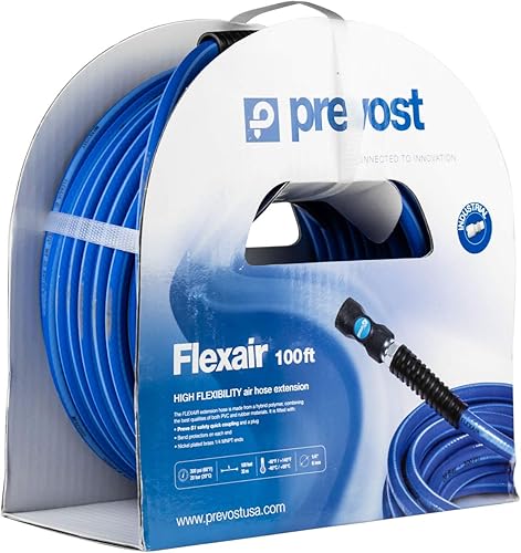 Prevost Flexair 14" x 100' manguera de aire con Prevo S1 14" acoplador industrial del cuerpo