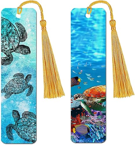 Miniatura 11 de WIRESTER Juego de 2 marcapáginas de metal con borla dorada clara para estudiantes, lectores, profesores, amantes de los libros, posturas divertidas