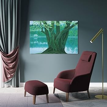 【新品】東山魁夷 『若葉の季節』複製画 　高級金泥額付　風景画 東山魁夷 若葉の季節 | 絵画など美術品の販売と買取 | 東京