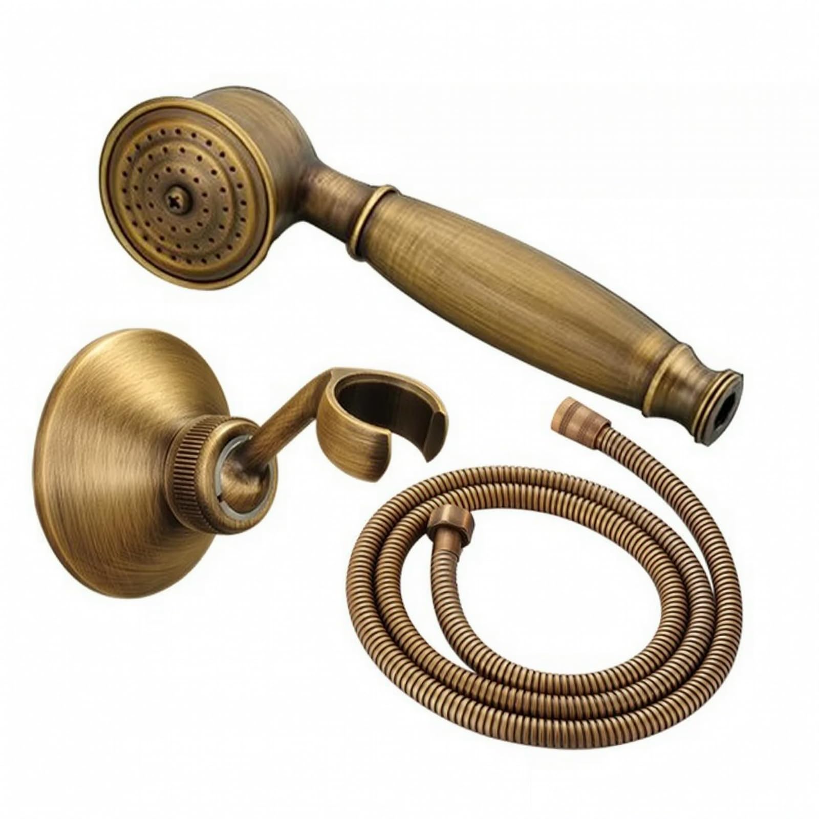 Gralara Flexibel IntimduscheHand Mit Platzsparende Wandmontage, Hygiene mit Halter, für Badezimmer,