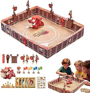 Comprar Hiemible Juegos de Mesa Familiares | Juego Cooperativo De Toros - Juguete Portátil para Desarrollo Infantil En Casa Y Viajes