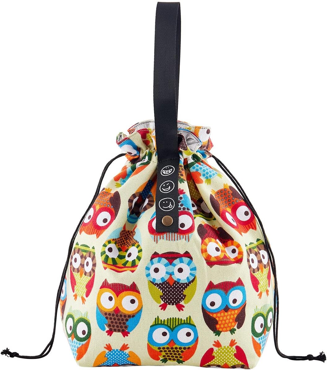 DAROSS Drawstring Lunch Bag, Reusable Small Lunch Bag，Lunch