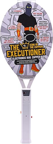The Executioner Mosquito, avispa, insecto, matamoscas insectos, raqueta eléctrica de una sola capa para un zapping eficiente en interiores y