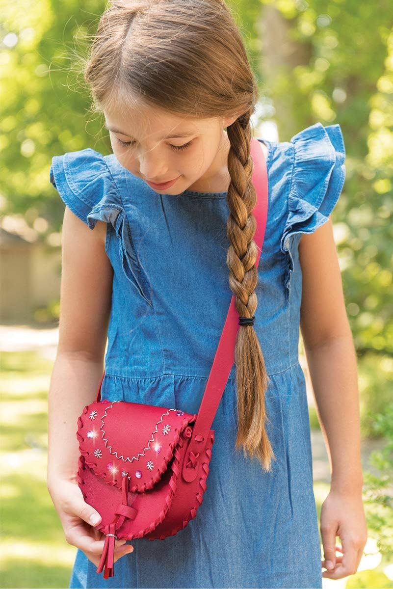 4M Toysmith, Make A Leather Bag Kids Craft Kit : Toys & Games