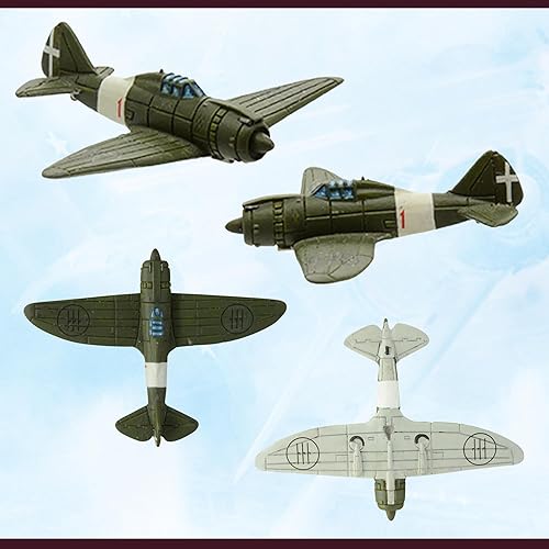 Miniatura 3 de Wargames Delivered Blood Red Skies Reggiane Re.2002 Ariete Squadron - Juego de guerra de mesa de combate aéreo masivo de la Segunda Guerra Mundial,