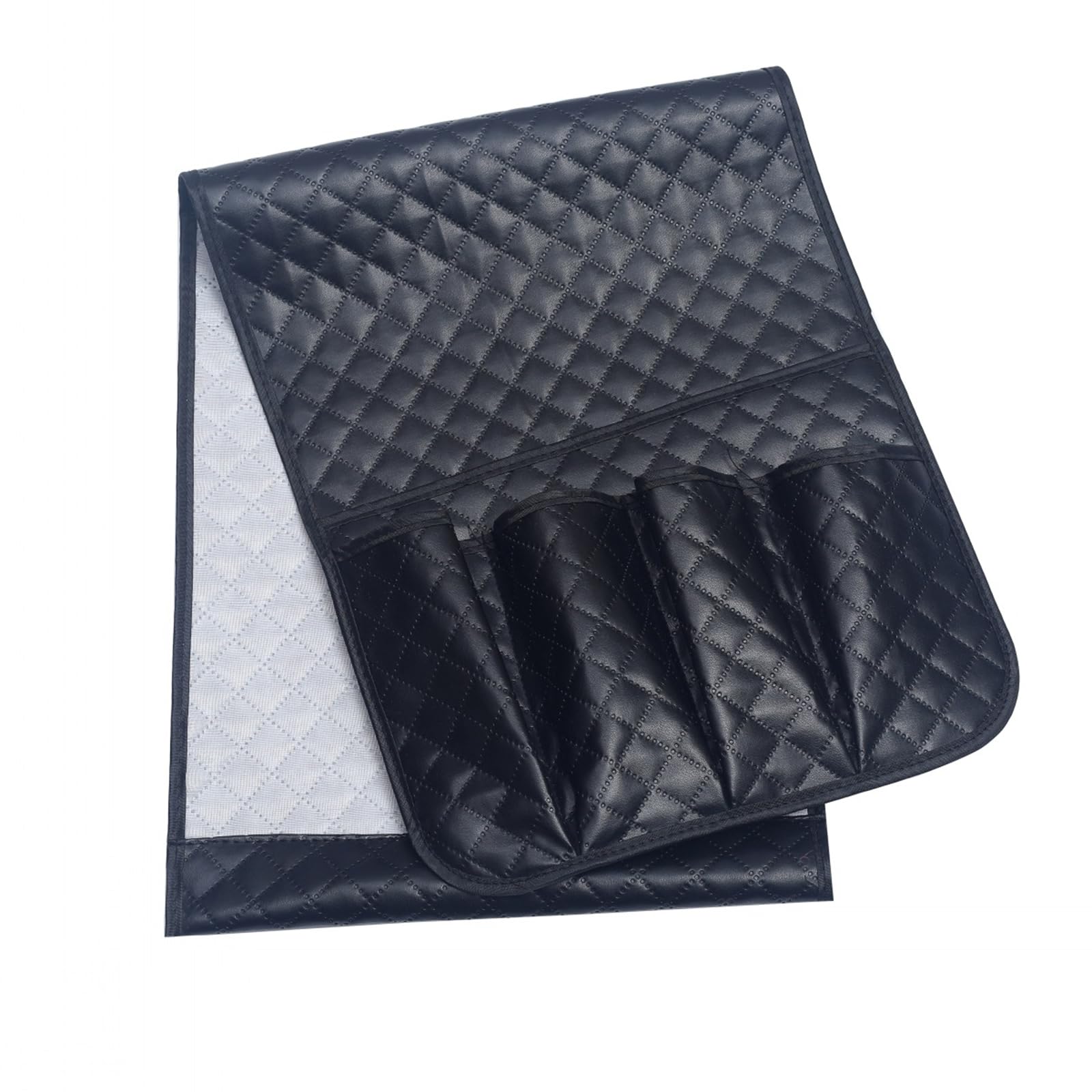 APGLSXY Multiple Functional PU Leather Sofa Side Storage Bag for Remote Control Accessories Firm Hold Large Capacity Sofa Armrest Storage