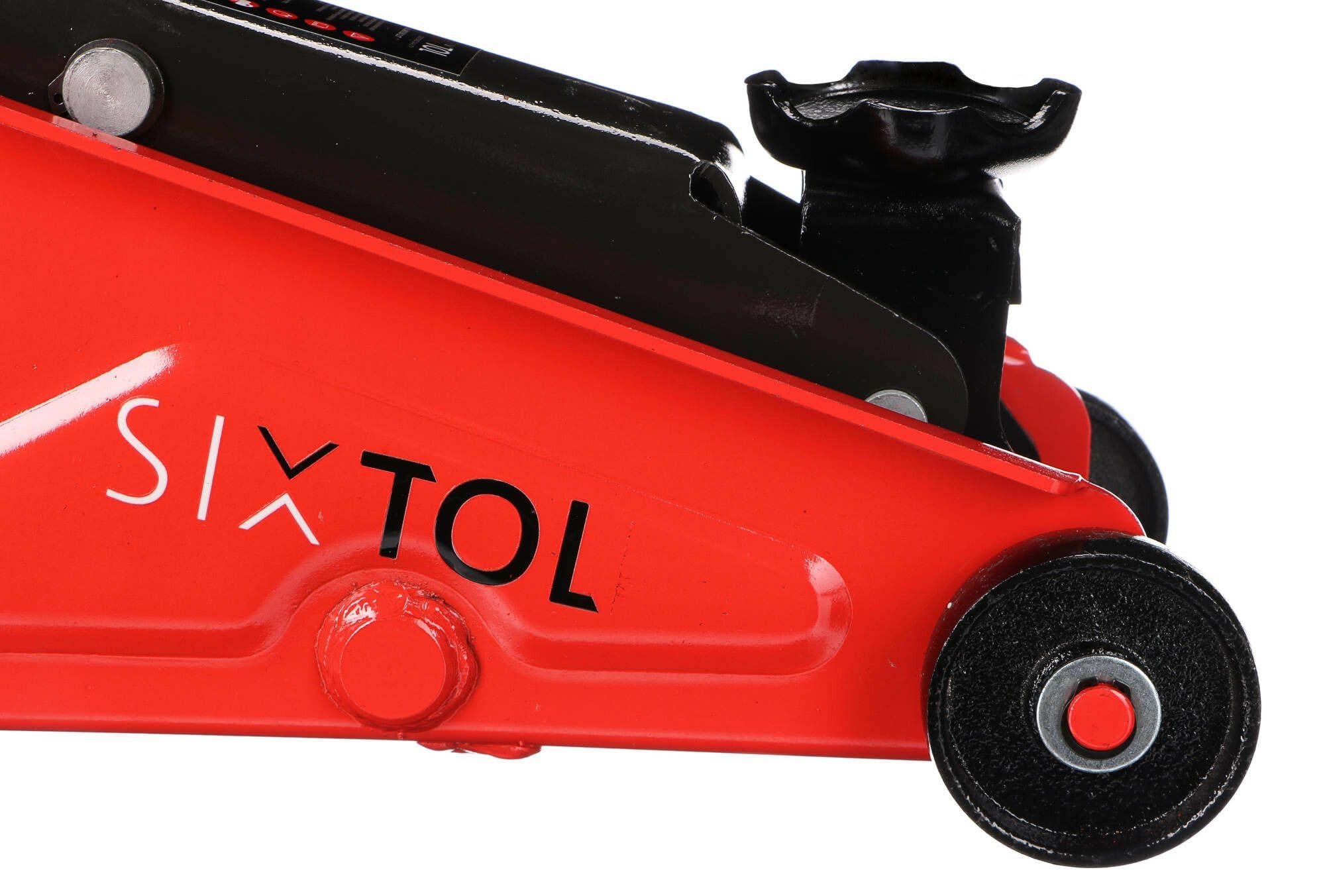 SX Jack SUV 2,5T | Gato hidráulico | 2,5 toneladas | SUV | Rango de elevación más Alto | móvil | Estructura de Acero | maletín de Transporte, Rojo