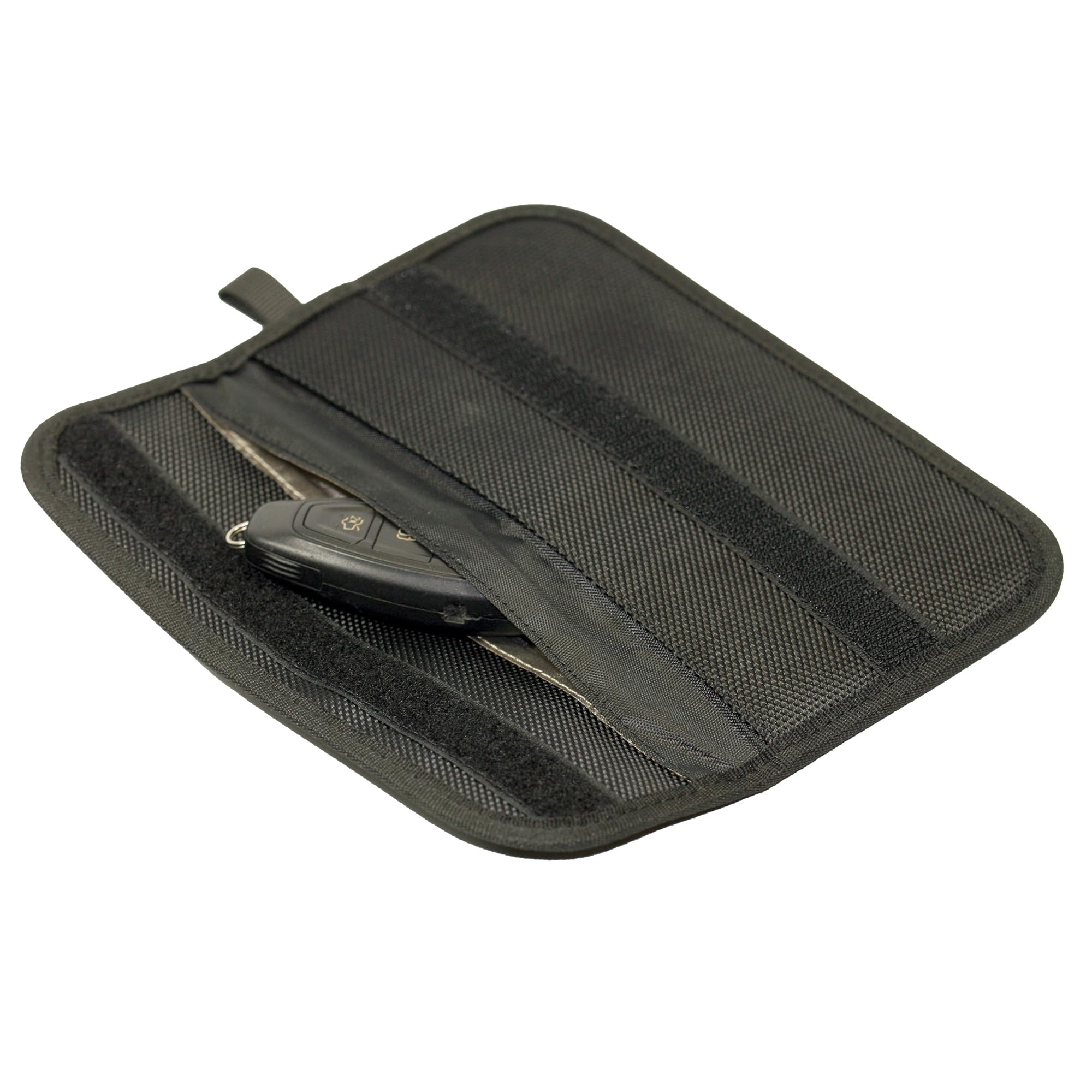 RFID Contactless Protection Pouch Purse Wallet SS5433 - Anti-Theft Signal Blocker Credit Card Key Fobs Mobile Phones,Black,192mm x 100mm x 9mm