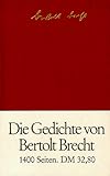 Die Gedichte in einem Band - Bertolt Brecht
