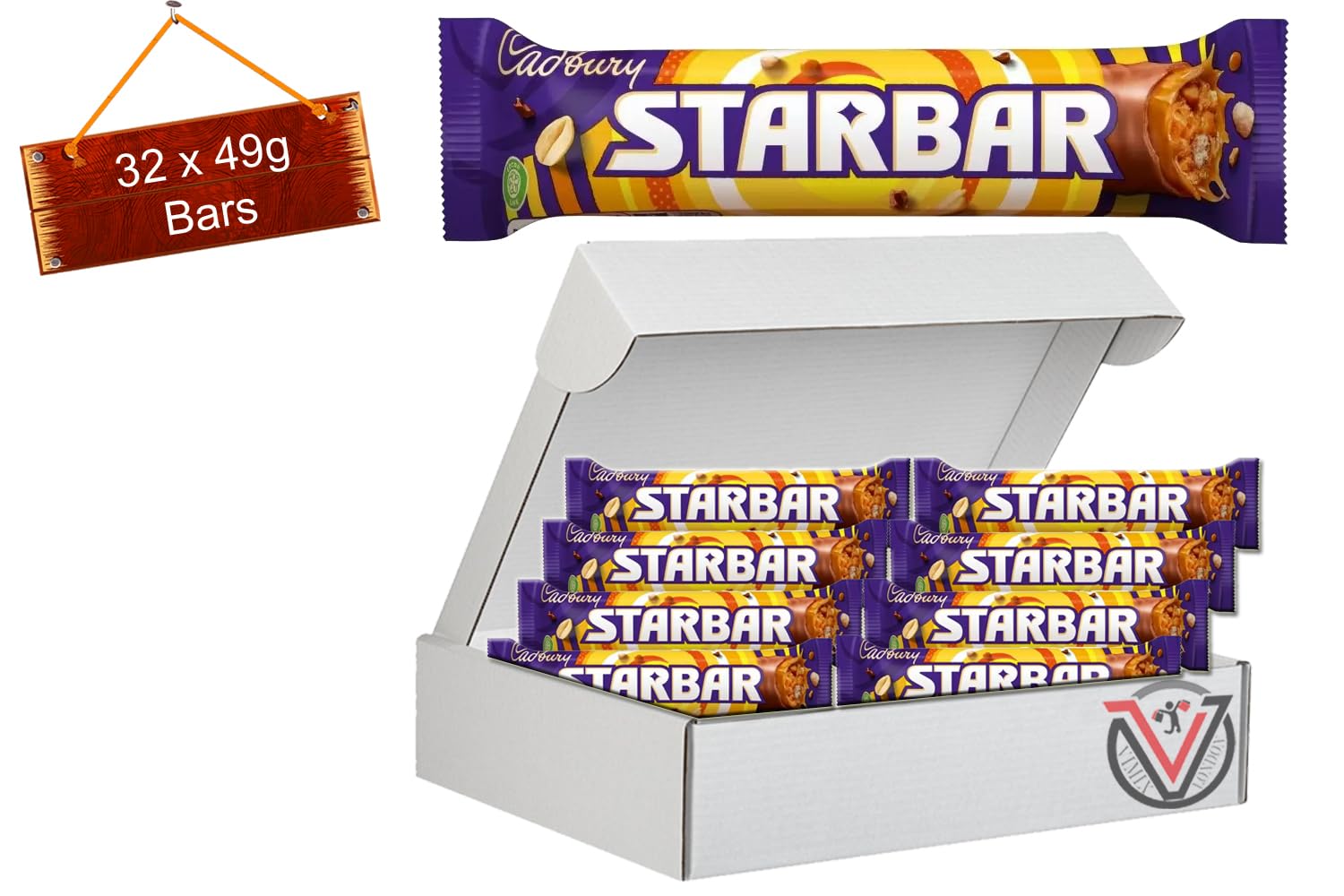 GenericVIMIX All Flavours Chocolate Bags & Bars Collection (Full Box, Starbar Bar 49g)