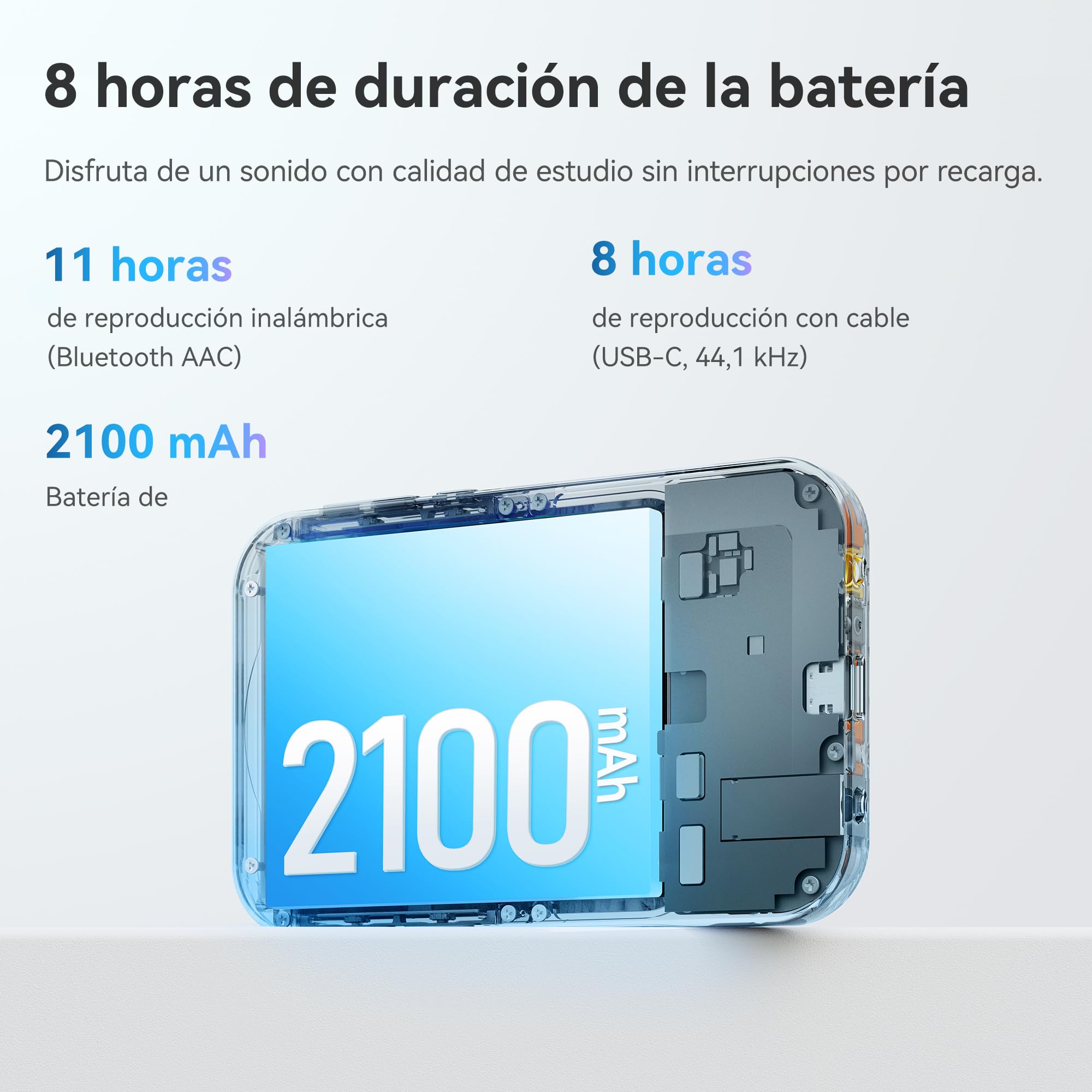 khadas Tea Pro – Amplificador de Auriculares magnético portátil, DAC ES9039Q2M, Pantalla 0,95", batería 2100mAh, Salidas 3,5mm & 4,4mm, 768kHz/32bit, BT5.4 Hi-Res para casa y Viaje