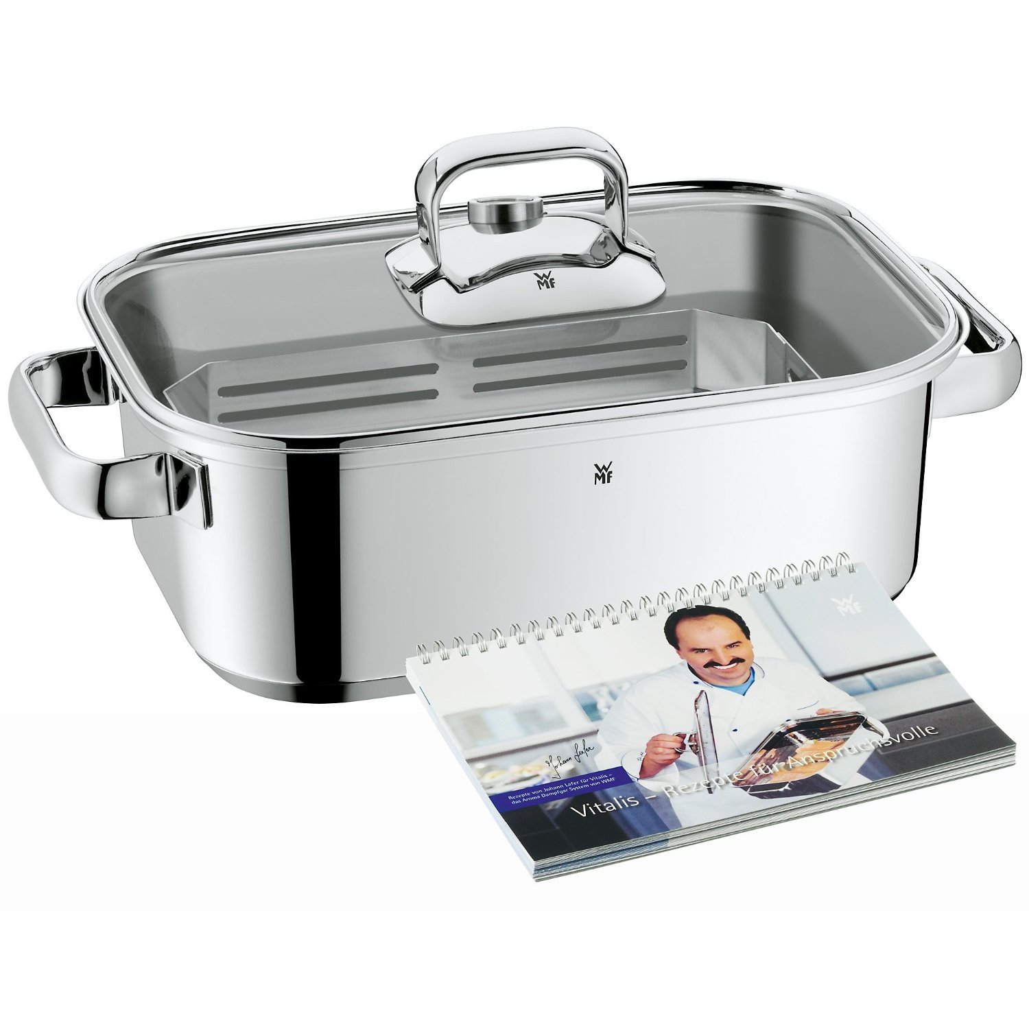 Amazon.com: WMF Steamer 35 x 21.5 x 10 cm Approx. 3.5L WMF Vitalis Amazon.com: WMF Steamer 35 x 21.5 x 10 cm Approx. 3.5L WMF Vitalis