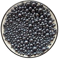 Vista 12 de Eastron Gránulos comestibles de azúcar de perlas blancas comestibles, tamaño mezclado, decoración de pasteles, decoración de cupcakes, decoración