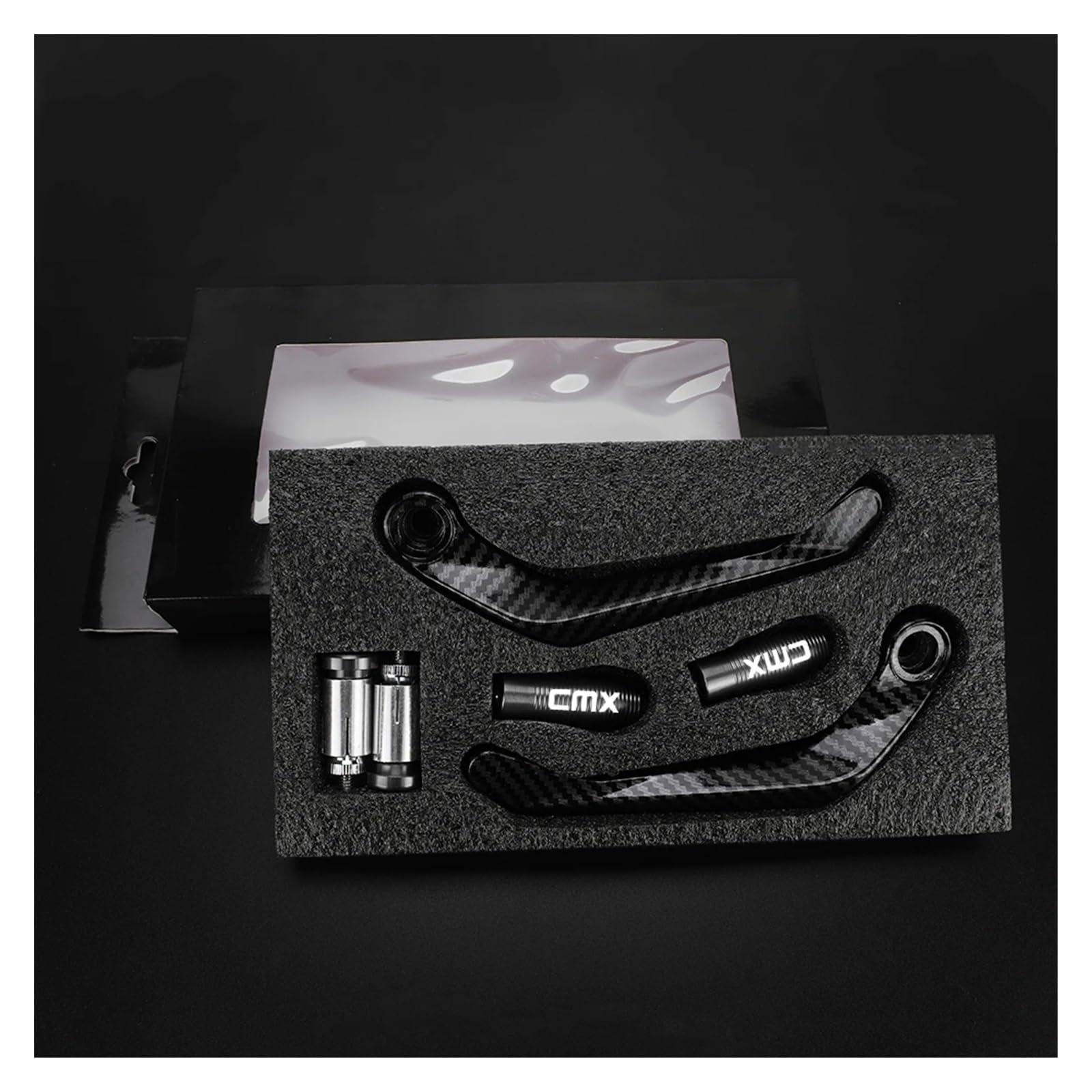 Blzmwd Grey Lever Guard Motorcycle Lever Guards Handgrip Motorcycle For Cmx500 For Rebel 500 300 2017-2023 2018 Handlebar Grips Guard Brake Clutch Lever Protector