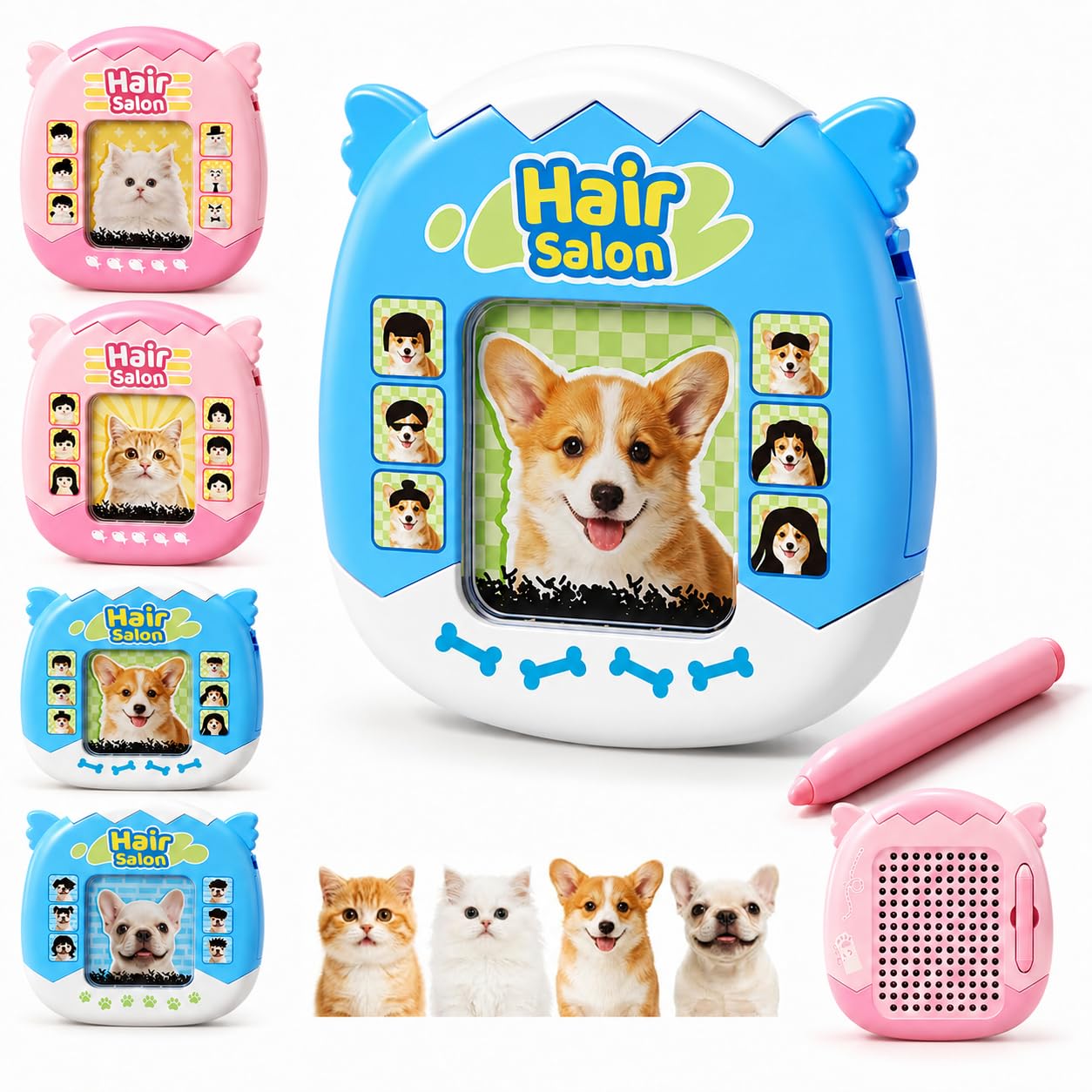 2-in-1 Cat Magnetic Drawing Board, Fun Magnetic Diy Hair Styling Toy