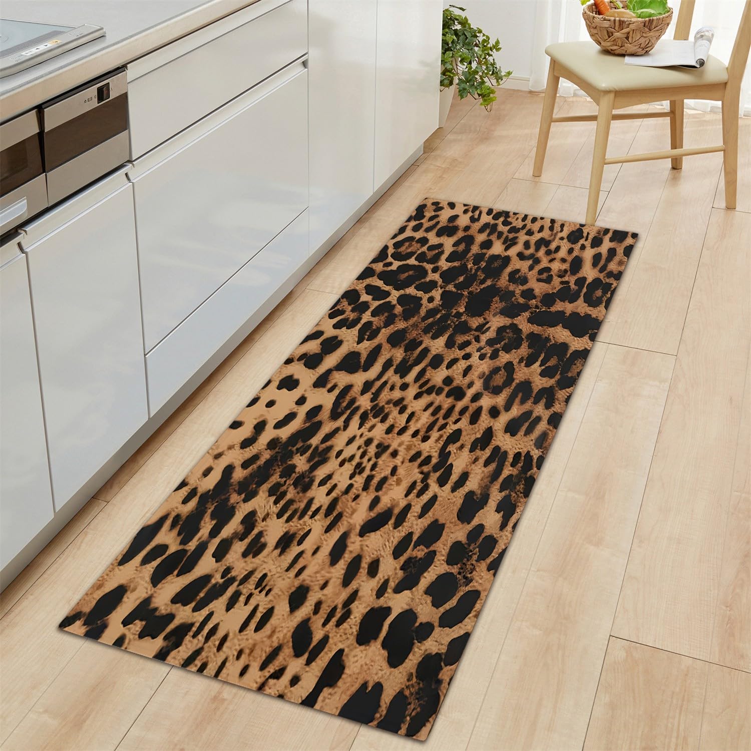 2 Pièces Tapis de Cuisine Lavable en Machine Le Léopard Tapis Cuisine Devant Evier Long Antidérapant et Lavable Ensemble Universel Salon Couloir Douche Entree Porte 2 Pièces Tapis de Cuisine Lavable en Machine Le Léopard Tapis Cuisine Devant Evier Long Antidérapant et Lavable Ensemble Universel Salon Couloir Douche Entree Porte