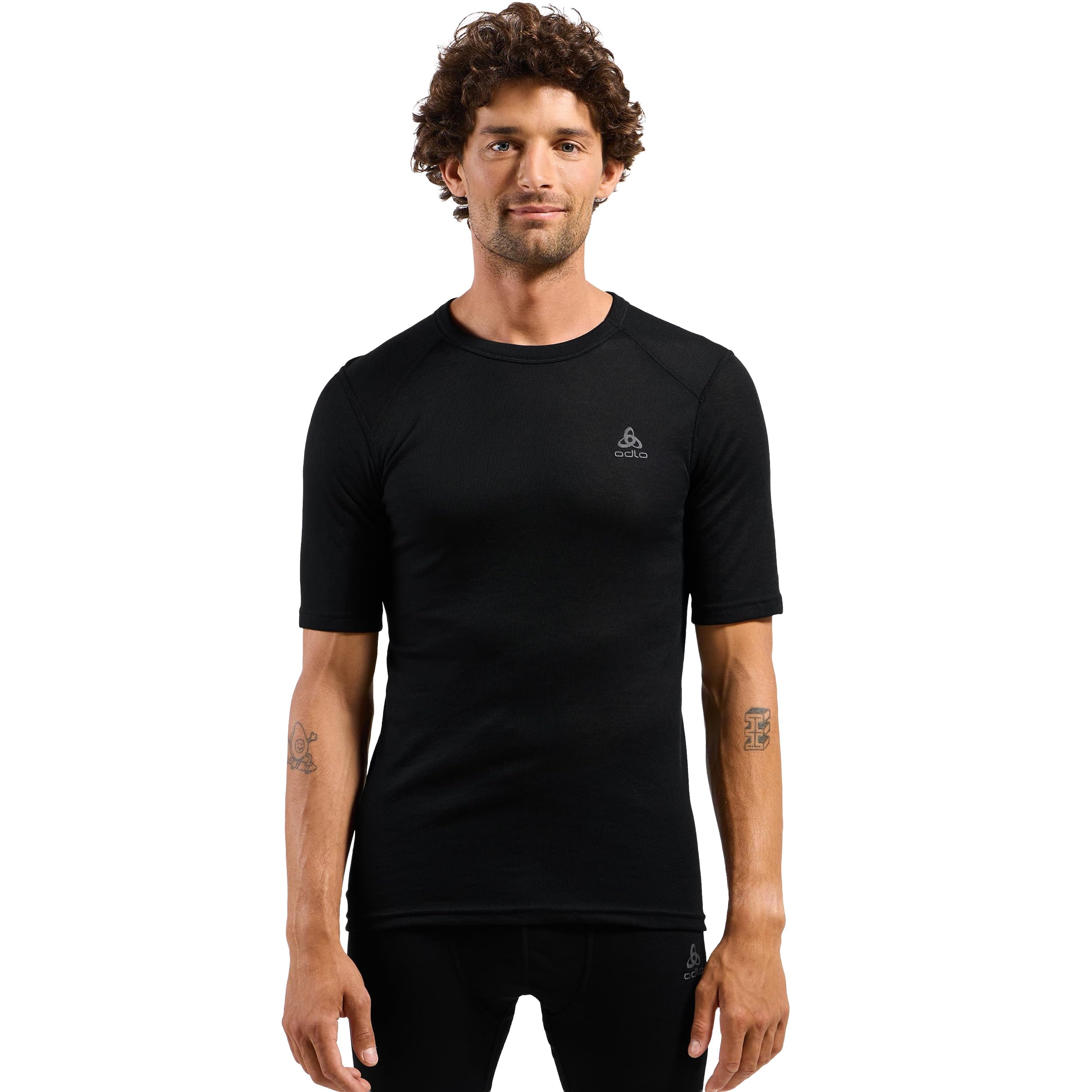 Odlo Thermounterwäsche Herren Active Warm I Kurzarm Thermoshirt I Warme Skiunterwäsche I Herren