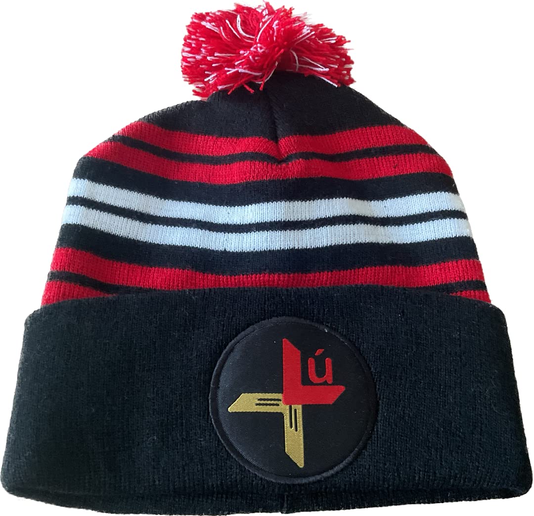 LOUTH Official All Ireland GAA County Home Style Black Bobble hat