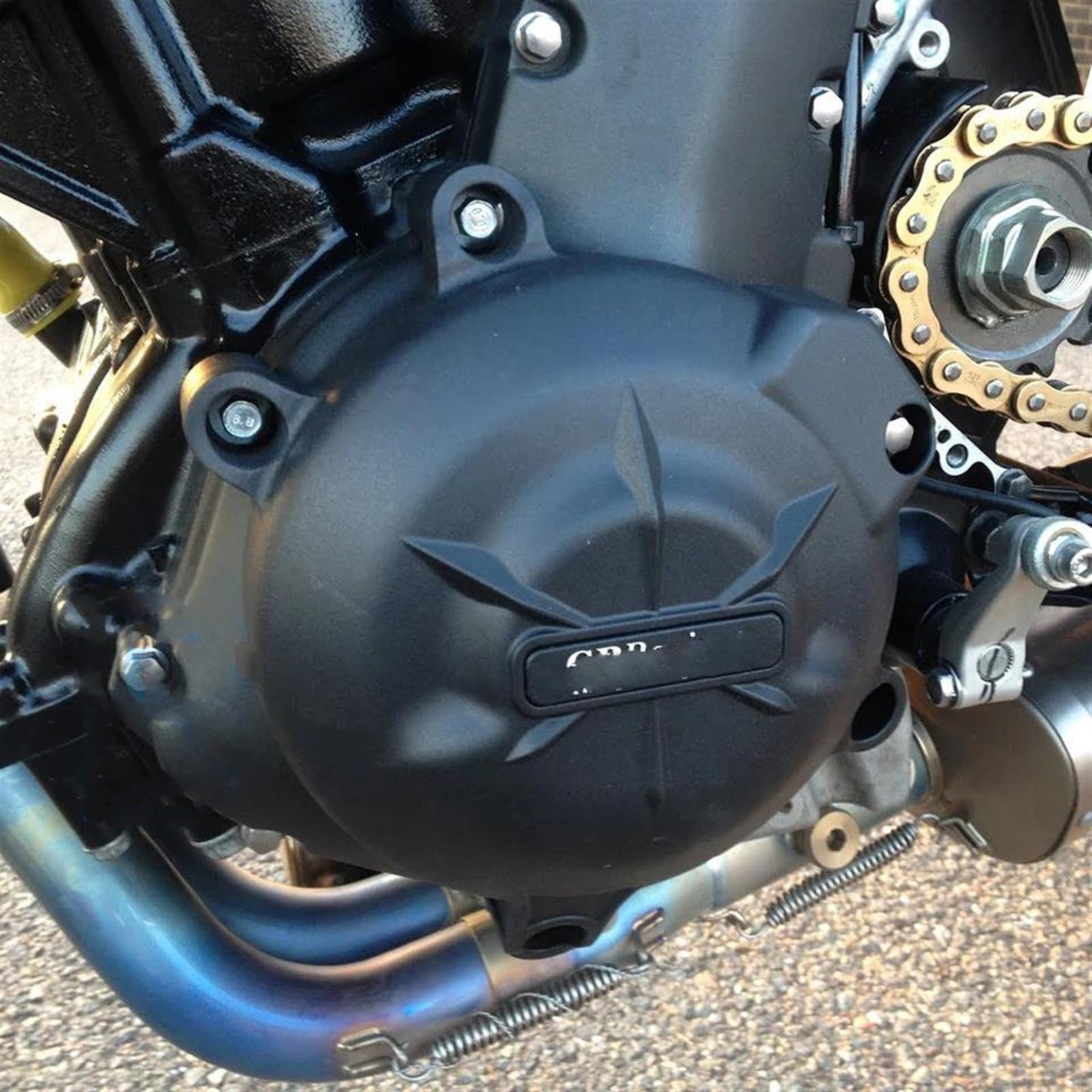 Dla Kawasaki ER-6F ER-6N 2006 2016 Dla Versys 650 2006 2021 Silnik Motocykla Crash Spadająca Osłona Zabezpieczająca Pokrywa Ochronna (Color : Black Set)
