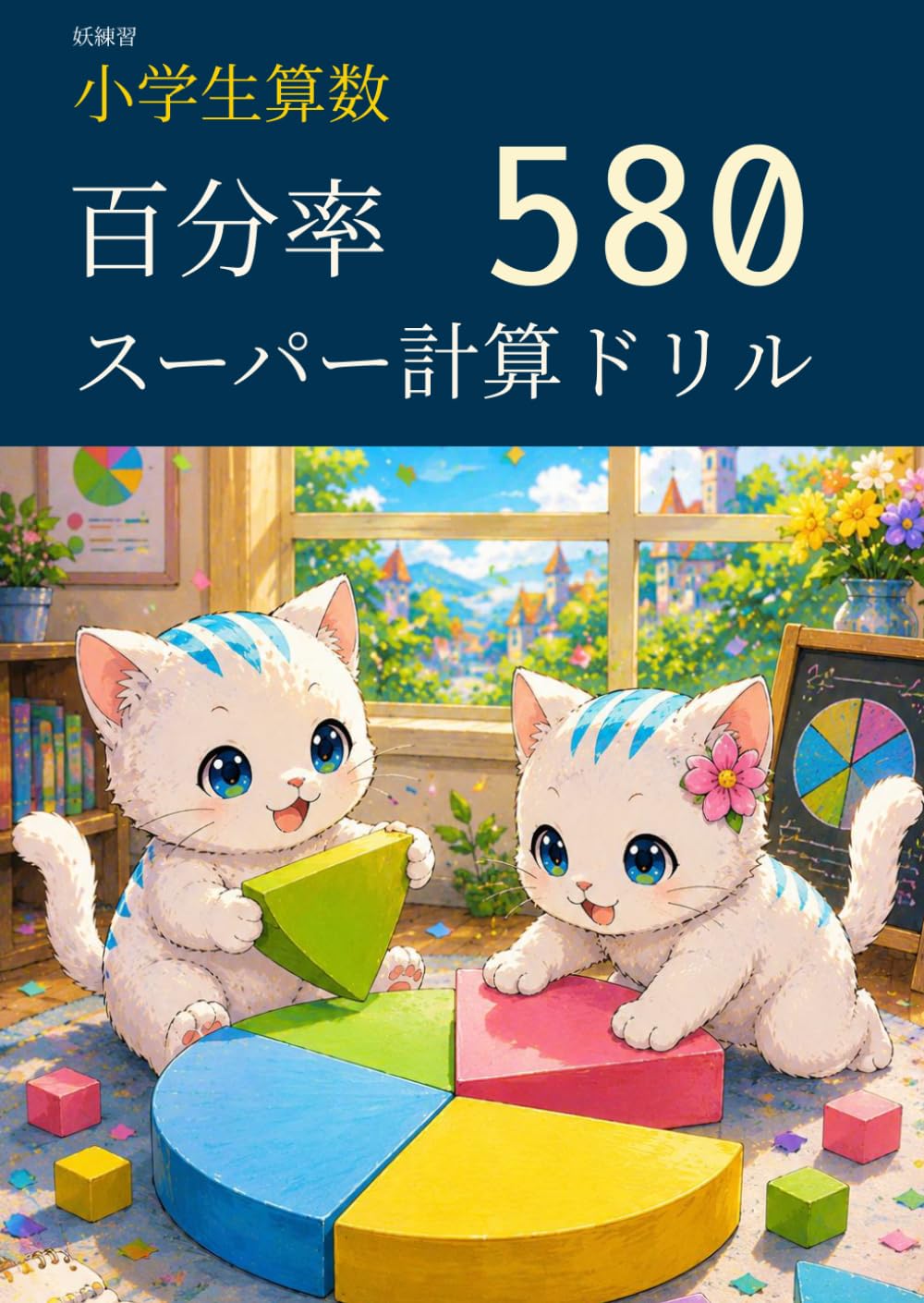 妖練習 小学生算数 百分率 スーパー計算ドリル 580 (小学生算数マスターシリーズ)