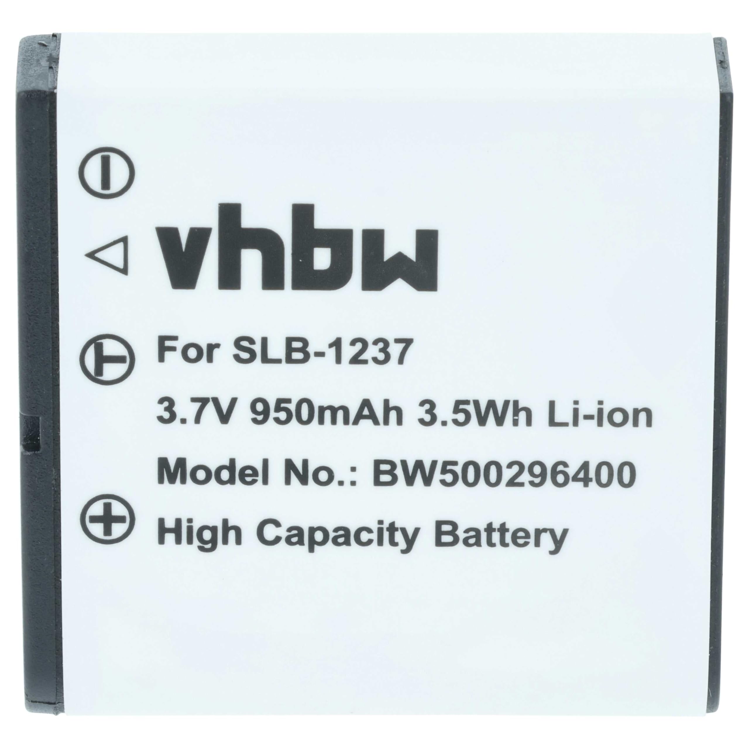 3 x zestaw baterii VHbw 950 mAh do aparatu zastępuje Samsung SLB-1237, Epson EU-94, EPALB2, B31B173003CU, B32B818242, Sigma BP-31