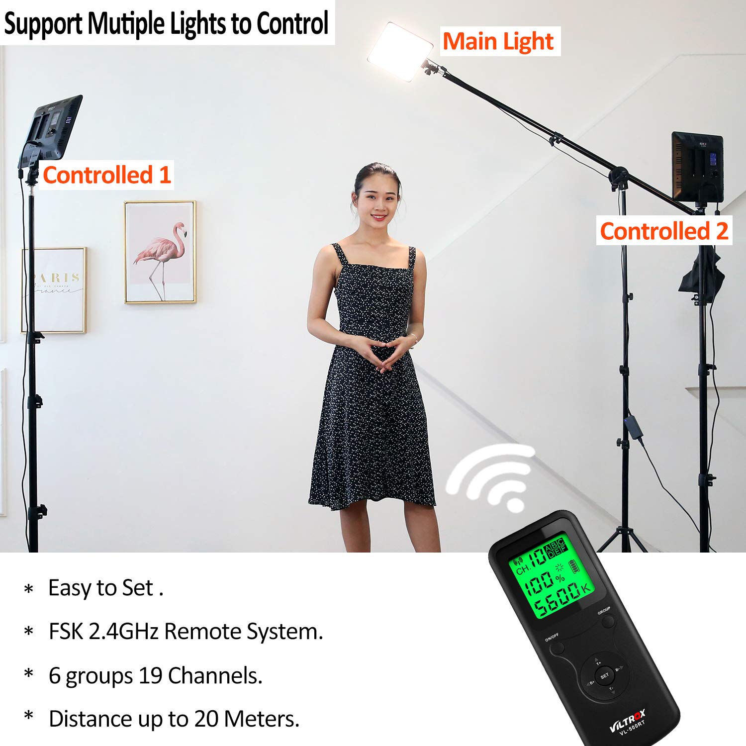 Amazon | VILTROX VL-200T 超薄型調光機能付きバイカラーLEDビデオ