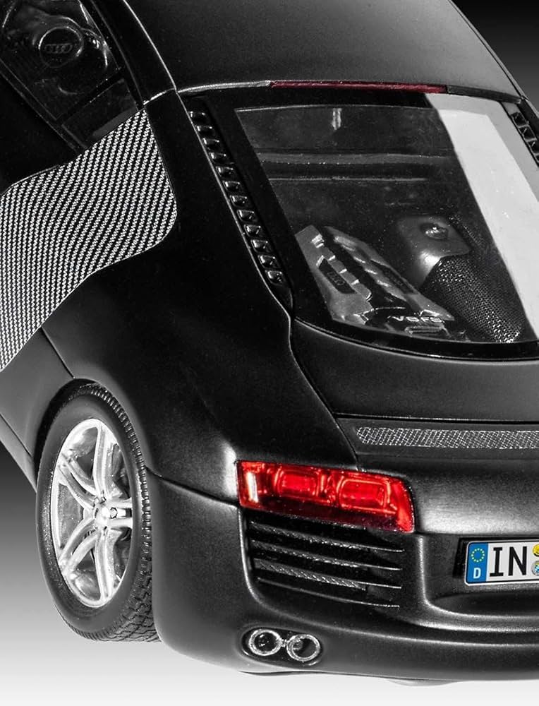 Amazon | ドイツレベル 1/24 アウディ R8 マットブラック 07057