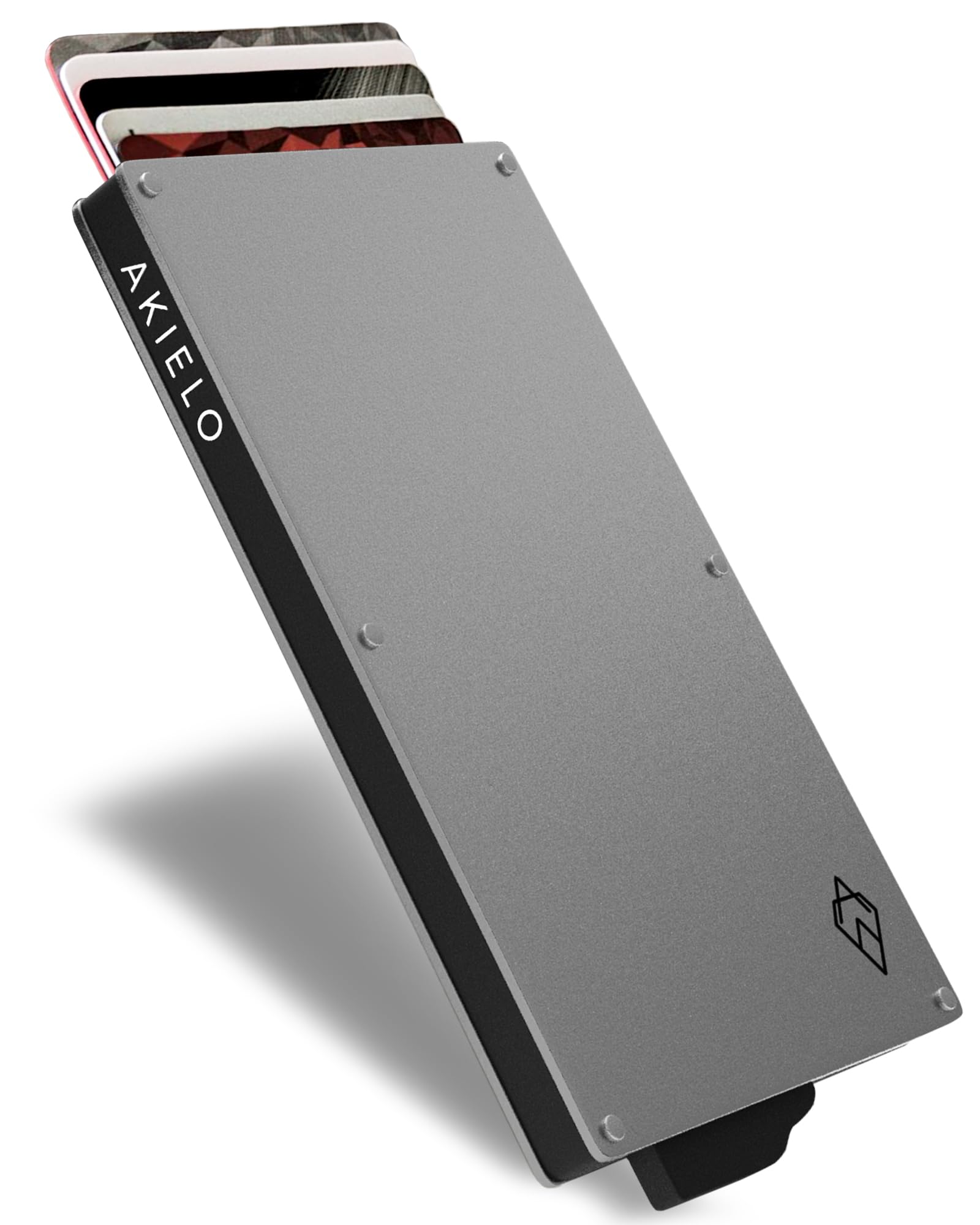 Porta carte RFID in alluminio con portafogli | P850.34 - BSI Gadget