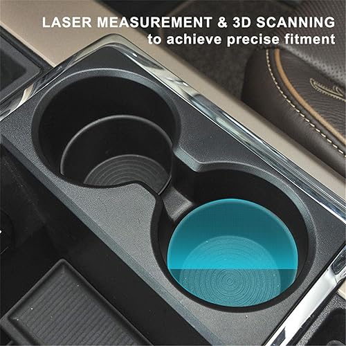 Miniatura 2 de KIWI MASTER Soporte para tazas compatible con Dodge Ram 1500 2500 3500 2009-2016 consola central de repuesto resistente con asientos de cubo, 1