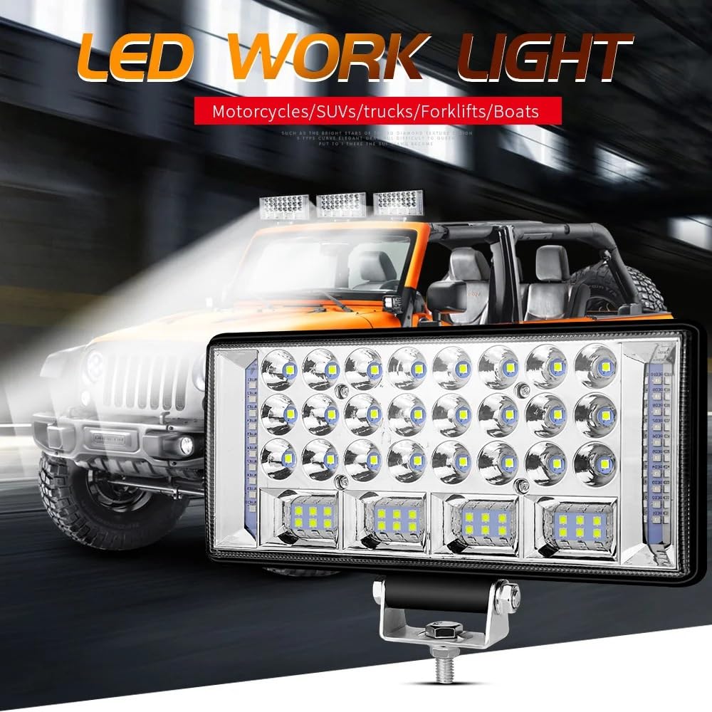 Listwa świetlna LED 4'' 5'' 6'' 7 cali Części pasujące do reflektorów