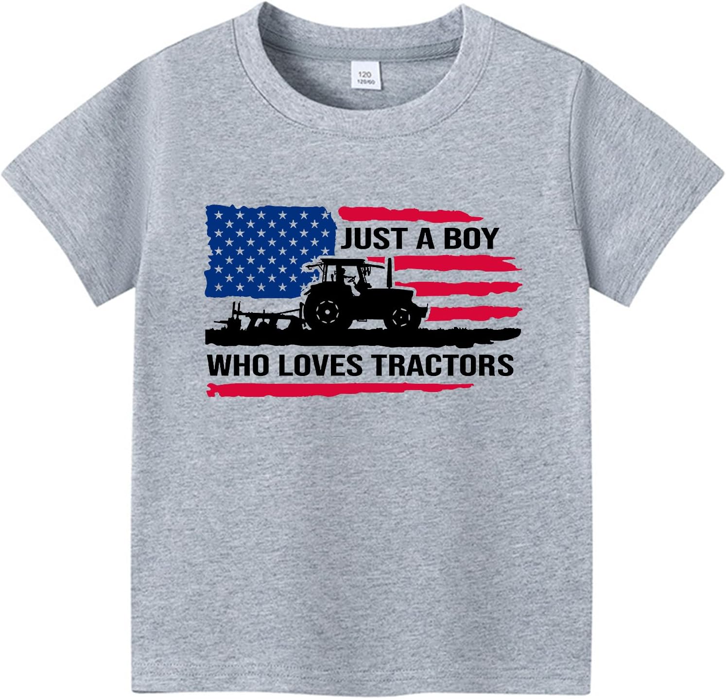 Kids Boys 4th of July Shirts Toddler American Flag T-Shirt Girls Patriotic Short Sleeve Tees Cotton Top Clothes 1-7T