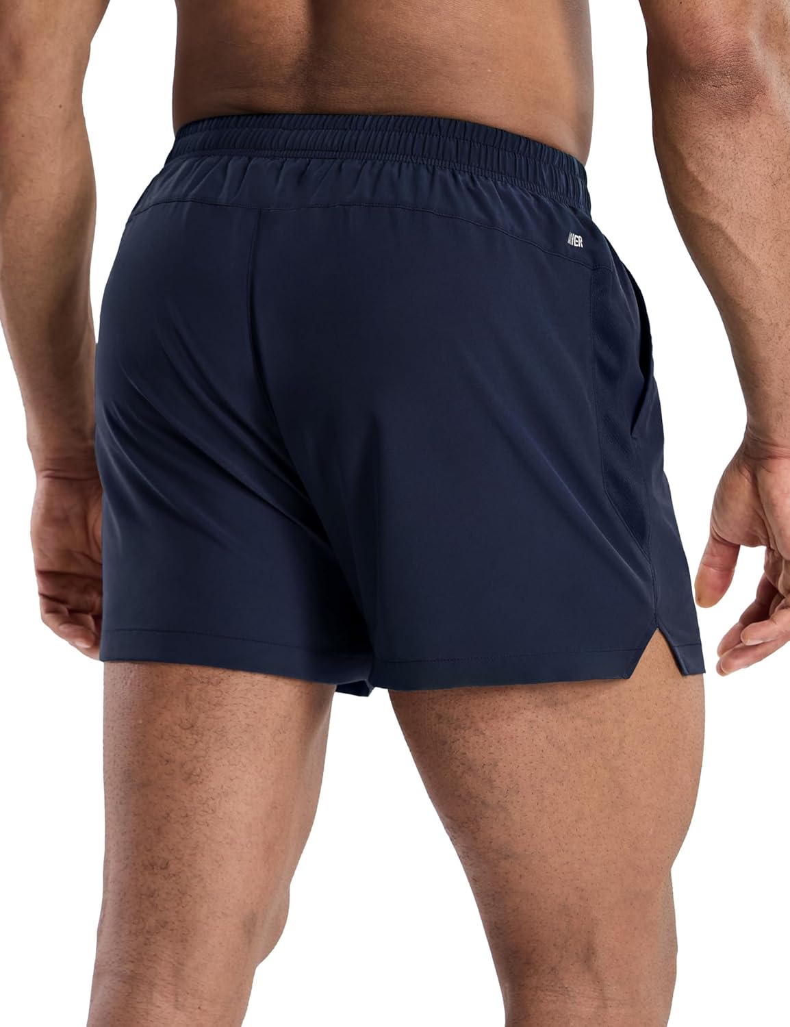 MIER 2 Pack Gym Shorts for Men Quick Dry Athletic Shorts with Brief Liner/Pockets for Running Workout Active, 3 Inch Inseam - Image 2