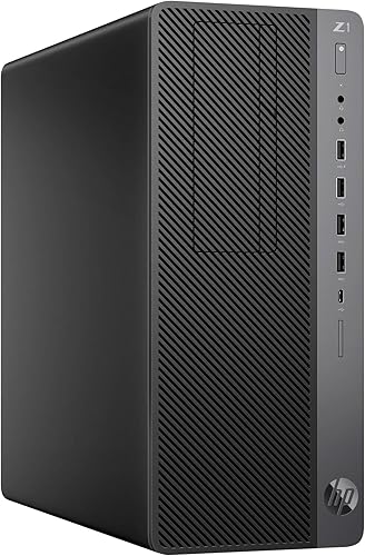 HP Z1 Entry Tower G5 Workstation, Intel Eight Core 9 generación i7 9700 3.0Ghz, 16 GB DDR4 RAM, 512 GB NVMe PCIe M.2 SSD, USB tipo C, Windows 10 Pro