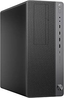 HP Z1 Entry Tower G5 Workstation, Intel Eight Core 9th Gen i7 9700 3.0Ghz, 32GB DDR4 RAM, 1TB NVMe PCIe M.2 SSD, USB Type C, Windows 11 (Renewed)
