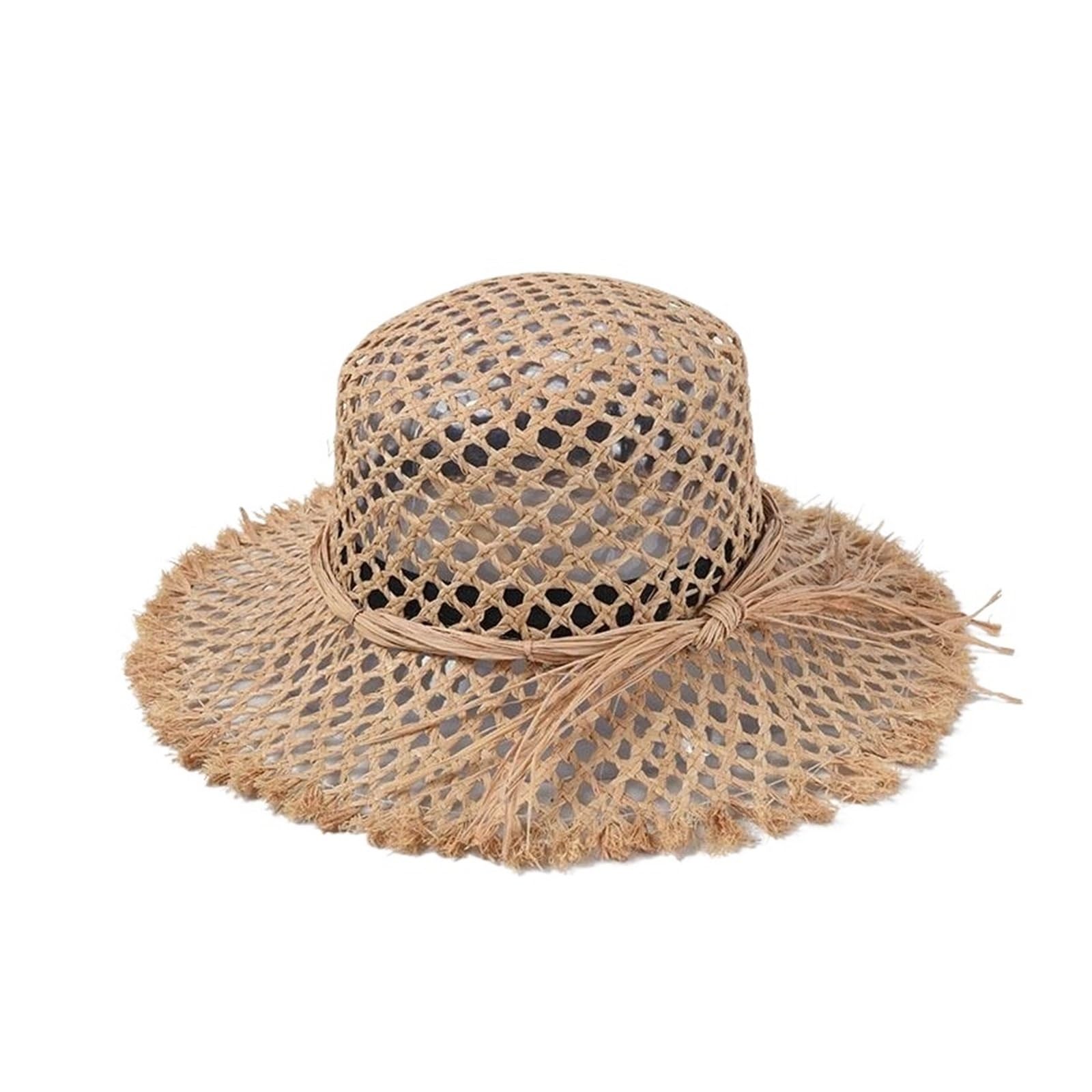 Chapeau de paille en raphia chic pour vos journées à la plage
