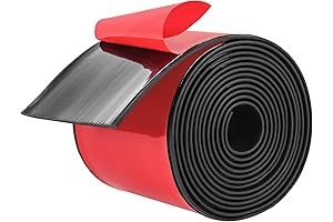 4" Wide x 1/16" Thick x 10' Long Neoprene Rubber Strips with Adhesive Backing