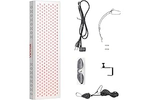 VEVOR Dual-Chip LED Red Light Therapy Panel for Full Body