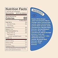 Vista 2 de Ghia Le Spritz sin alcohol Naranja Sangre Paquete de 8 Mezclador de cóctel y cóctel enlatado, aperitivo espumoso a prueba cero con extractos