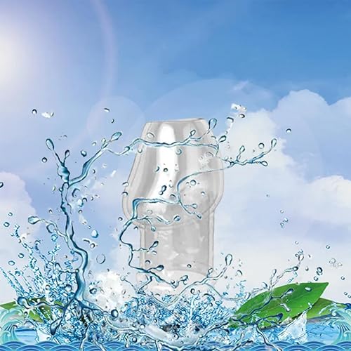 Miniatura 2 de WTOGETAO Extensor de anillo de pene reutilizable, funda para el pene para ampliar el pene, eyaculación retardada, larga duración, más fuerte,