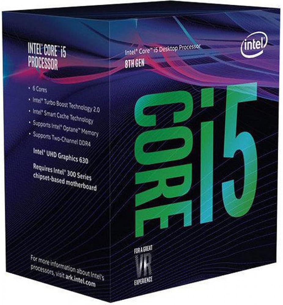 Intel Core i5-8600K, 6 Cores & 6 Threads Unlocked Desktop Processor with Intel UHD Graphics 630 - View 1