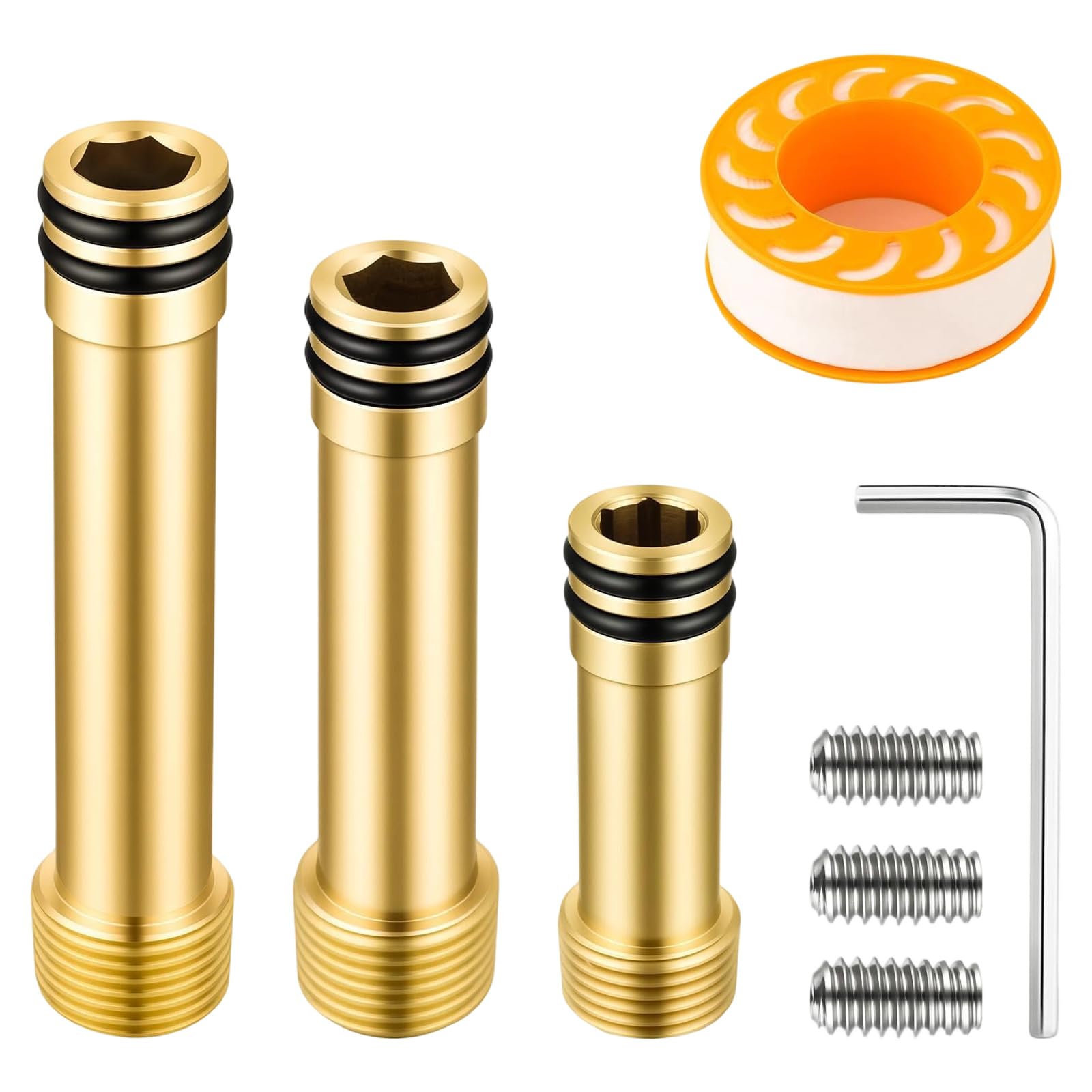Geavonyg Multicolor Metal Shower Elbow Water Supply Adapters Pipe Extension Link Suitable For K-98350 For Secure Installation & Not Leaks Leak Proof Shower Link