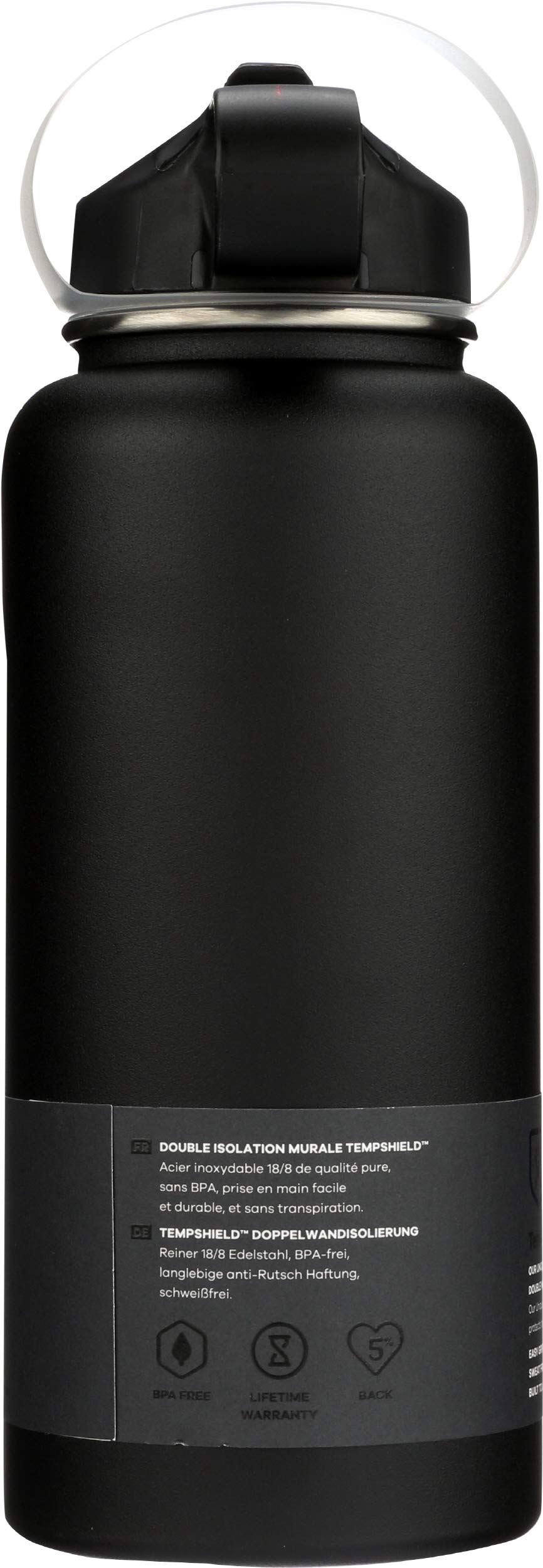 Amazon.com : Hydro Flask Wide Mouth Bottle with Straw Cap 32 Ounce