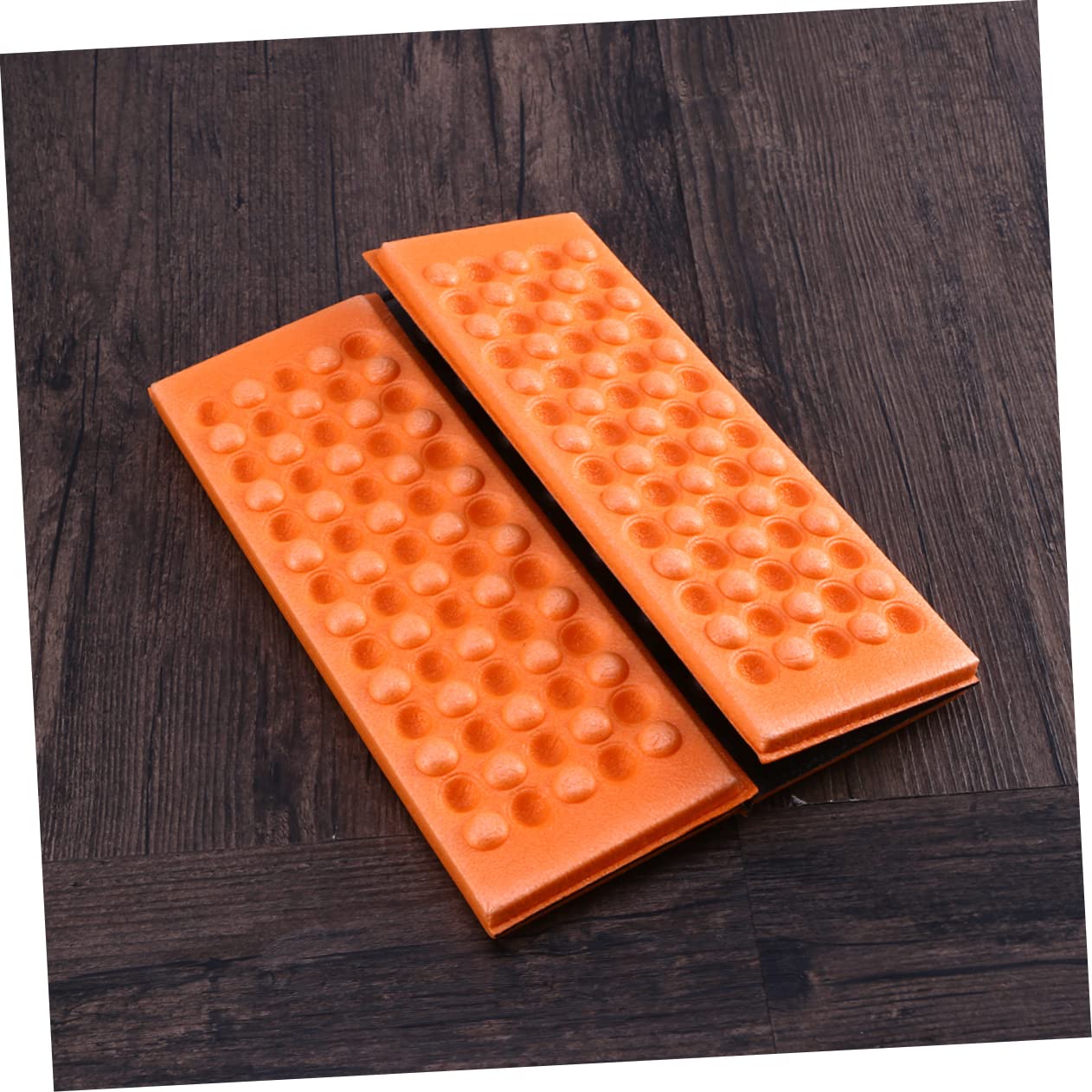 Yardwe Cushion Seat Pad for Camping 4pcs Folding Mats with Honeycomb Design Waterproof for Outdoor Activities