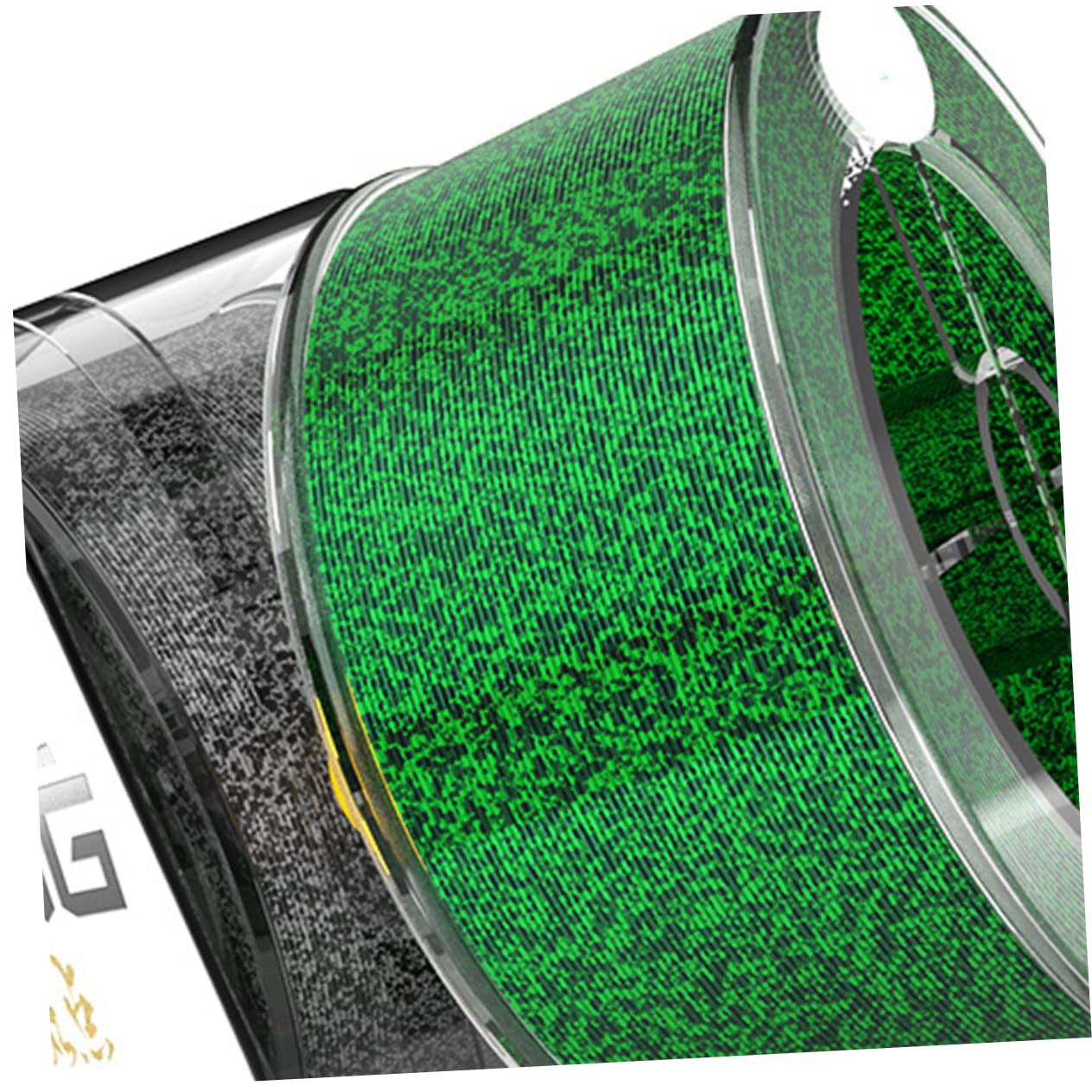 BIUDECO 200M Spotted Invisible Fishing Line Camouflage Wear Resistant Nylon Soft and Bite for Freshwater Fishing Green