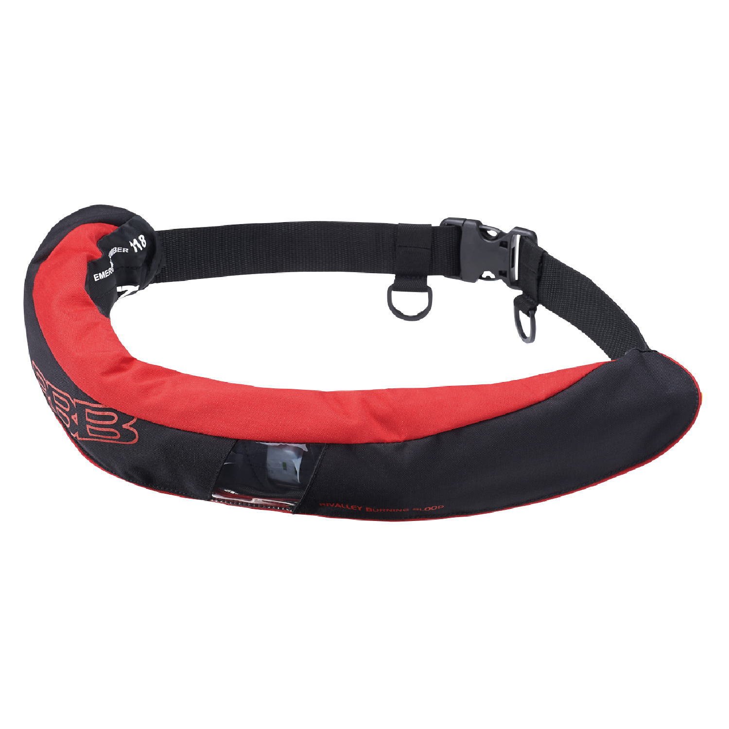 新品❗️RBB コンパクトエアライフベルト レッド フリーサイズ コンパクトな自動膨張式ライフベルト