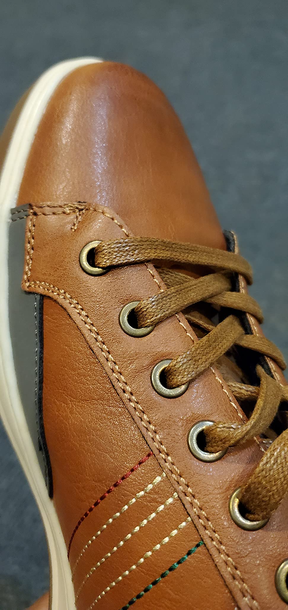 11/mo Finance Jousen Men's Fashion Sneakers 3 Eyelets Simple Style Casual Shoes Buy Now